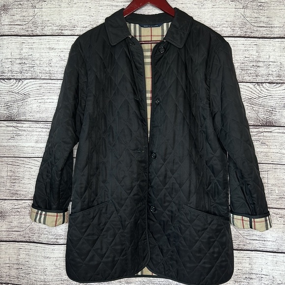 Burberry Jackets & Blazers - BURBERRY Black Lightweight Quilted Jacket